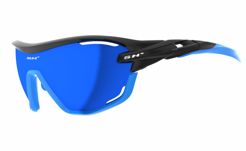 SH+ Sunglasses - RG 5400 Black/Blue w/Blue Lens