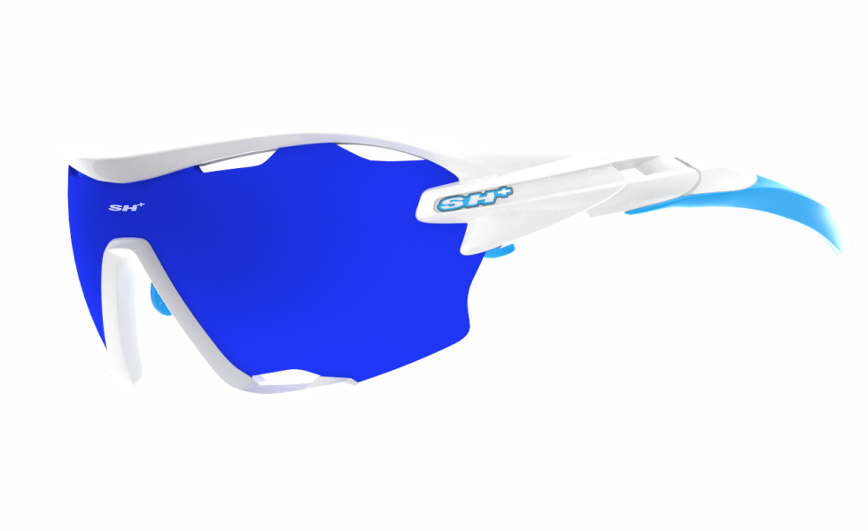 SH+ Sunglasses - RG 5800 White/Blue w/Blue Lens