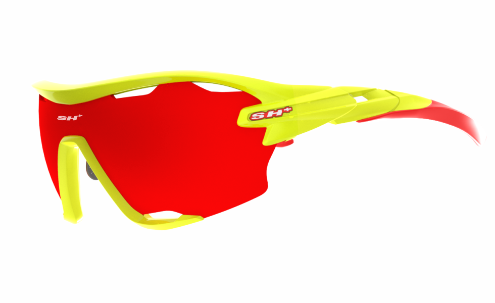 SH+ Sunglasses - RG 5800 Yellow/Red w/Red Lens