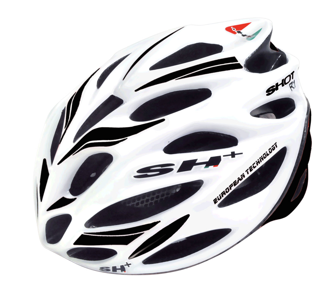 SH+ Shot R1 Helmet - White/Black