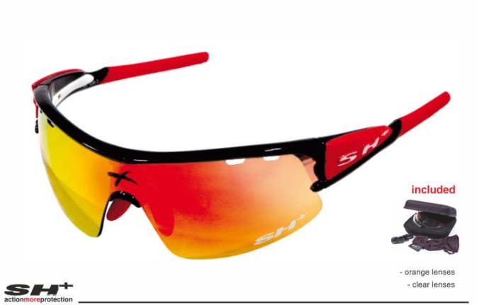 SH+ Sunglasses RG 4600 Air Black/Red