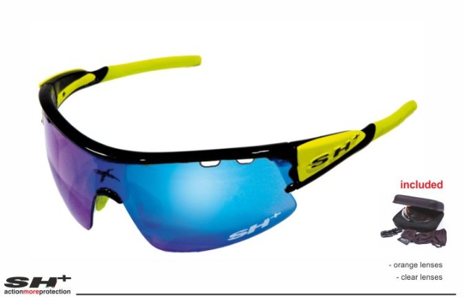 SH+ Sunglasses RG 4600 Air Black/Yellow